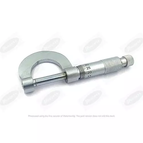 Order assorts-economical-outside-micrometer-b0cd775cl6 Assorts Economical Outside Micrometer Tool Steel 0-25 mm Range Ratchet Handle