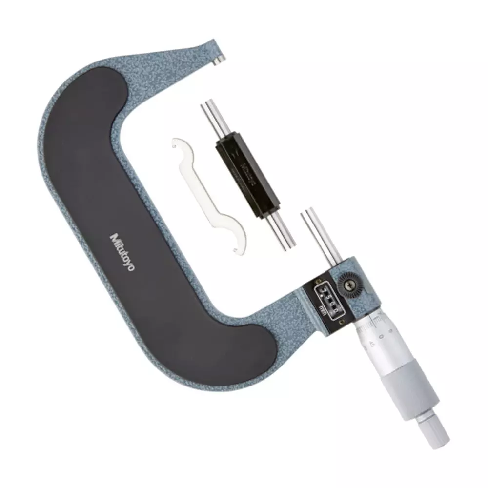 Mitutoyo Digit Outside Micrometer with Ratchet Stop 193 Series 75 - 100 mm Range, 193-114 Mitutoyo Digit Outside Micrometer with Ratchet Stop 193 Series 75 - 100 mm Range, 193-114