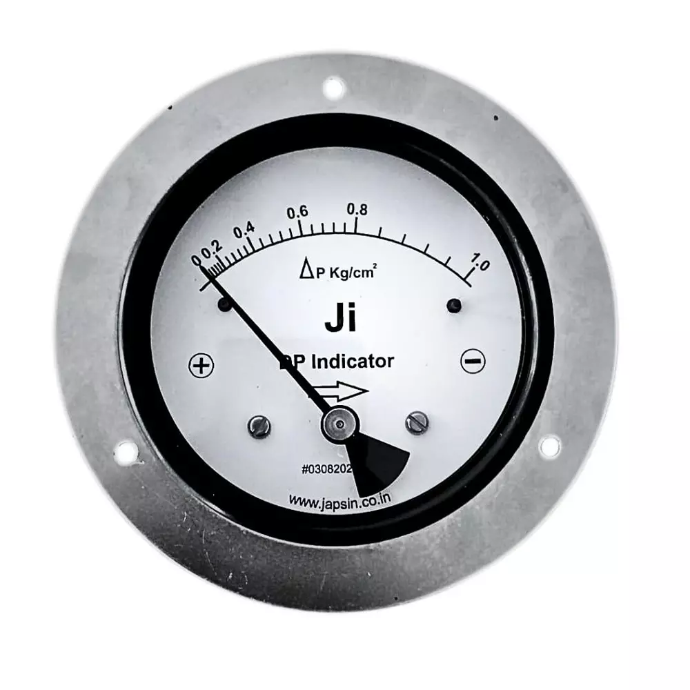 Japsin Instrumentation Magnetic Diaphragm Pressure Gauge Analog Display 100 mm Dial Size 0 to 1 Kg/cm² Range for Industrial Use Japsin Instrumentation Magnetic Diaphragm Pressure Gauge Analog Display 100 mm Dial Size 0 to 1 Kg/cm² Range for Industrial Use