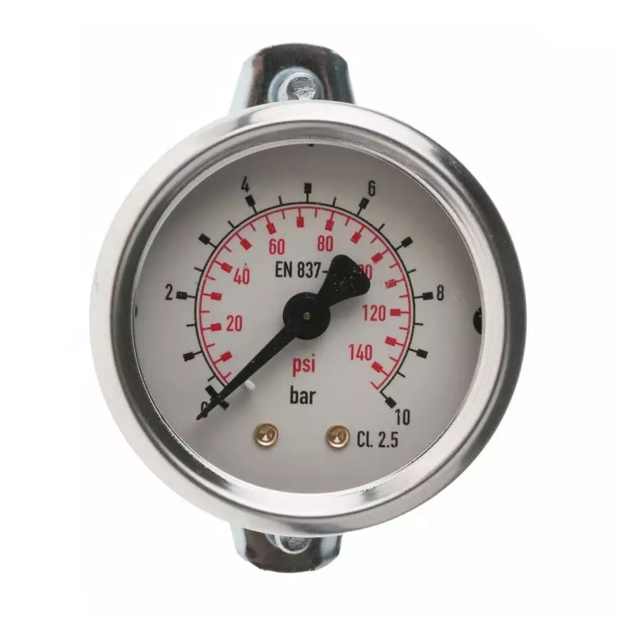 RS Pro G 1/8 Analogue Pressure Gauge 10bar Back Entry 50 mm Outside Diameter RS Pro G 1/8 Analogue Pressure Gauge 10bar Back Entry 50 mm Outside Diameter