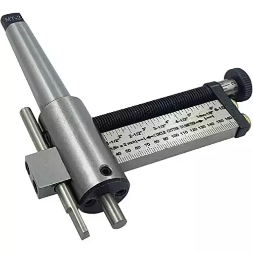 Best buyohlic-international-speed-guide-circle-cutter-with-hss-tool-bit-mt2-shank-for-milling-machine-2m-bf0v-2dp5 Buyohlic International Speed Guide Circle Cutter with HSS Tool Bit, MT2 Shank for Milling Machine, 2M-BF0V-2DP5