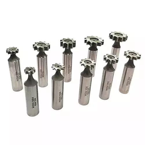 Buy buyohlic-international-woodruff-keys-t-slot-cutter-tool-with-12-inch-127-mm-straight-shank-bp-5542-hmme-set-of-10 Buyohlic International Woodruff Keys T Slot Cutter Tool with 1/2 inch (12.7 mm) Straight Shank, BP-5542-HMME (Set of 10)