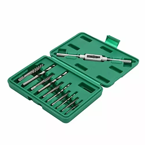 Buy yadav-11-pcs-broken-screw-bolt-extractor-drill-bit-set-fastener-removal-tool YADAV 11 Pcs Broken Screw & Bolt Extractor Drill Bit Set Fastener Removal Tool