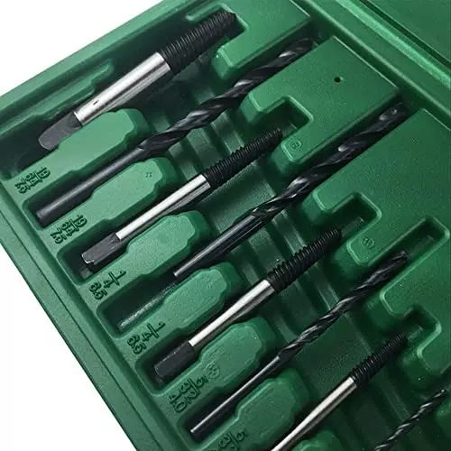 Buy yadav-11-pcs-screw-extractor-drill-tool-set-broken-bolt-remover-with-tap-holder-case YADAV 11 Pcs Screw Extractor Drill Tool Set Broken Bolt Remover with Tap Holder & Case
