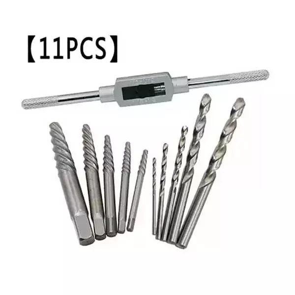 Product yadav-11-pcs-screw-extractor-drill-tool-set-broken-bolt-remover-with-tap-holder-case YADAV 11 Pcs Screw Extractor Drill Tool Set Broken Bolt Remover with Tap Holder & Case