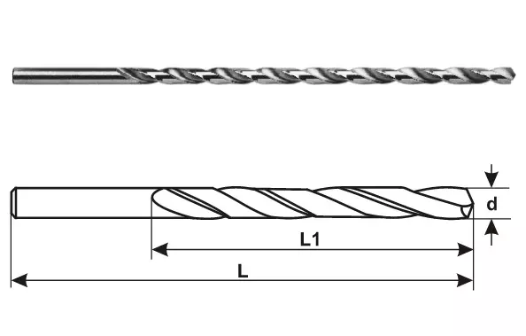 Buy MIRANDA TOOLS HSS Twist Drill Extra Long Series (Size 11.5 mm, Overall Length 300 mm) from Industrybuying.com