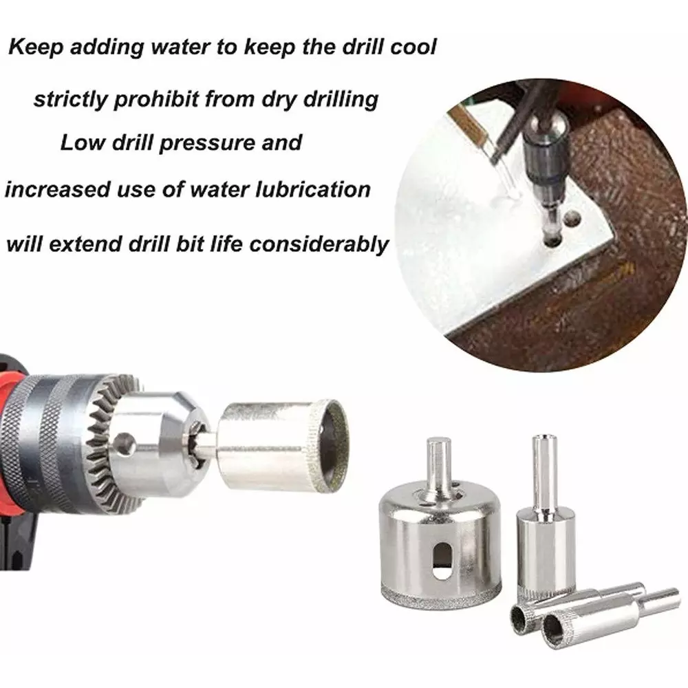 Best mkyuptotools-diamond-coated-drill-bit-6-8-10-12-14-16-18-20-22-25-26-28-30-40-50-mm-masonry-bits-sliver-pack-of-15 mkyuptotools Diamond Coated Drill Bit 6-50 mm Masonry Bits Sliver (Pack of 15)