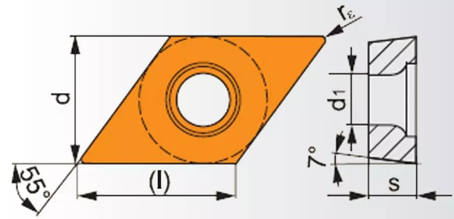 Buy Carboloy Turning Inserts DCMT070202-MV Grade- PU20 from Industrybuying.com