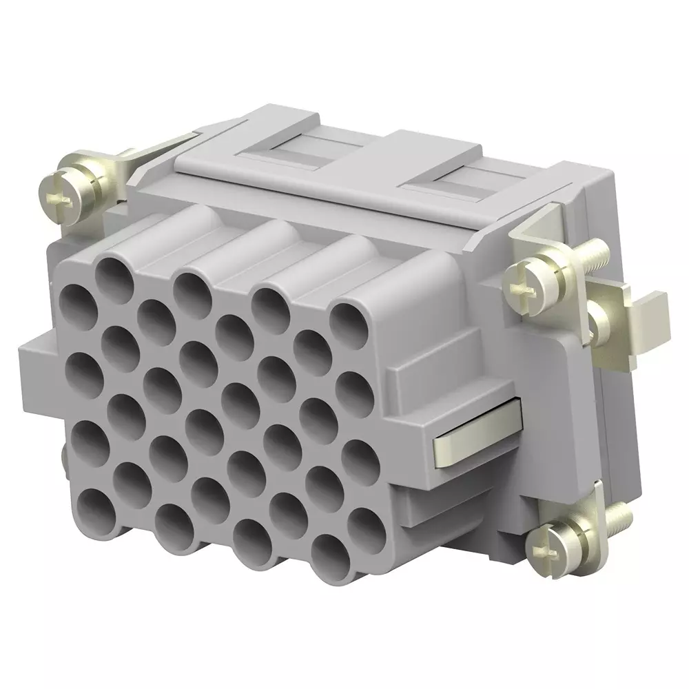 TE CONNECTIVITY Heavy Duty Insert, Rcpt, 32+Pe, 12Awg, T2050323201-007 TE CONNECTIVITY Heavy Duty Insert, Rcpt, 32+Pe, 12Awg, T2050323201-007