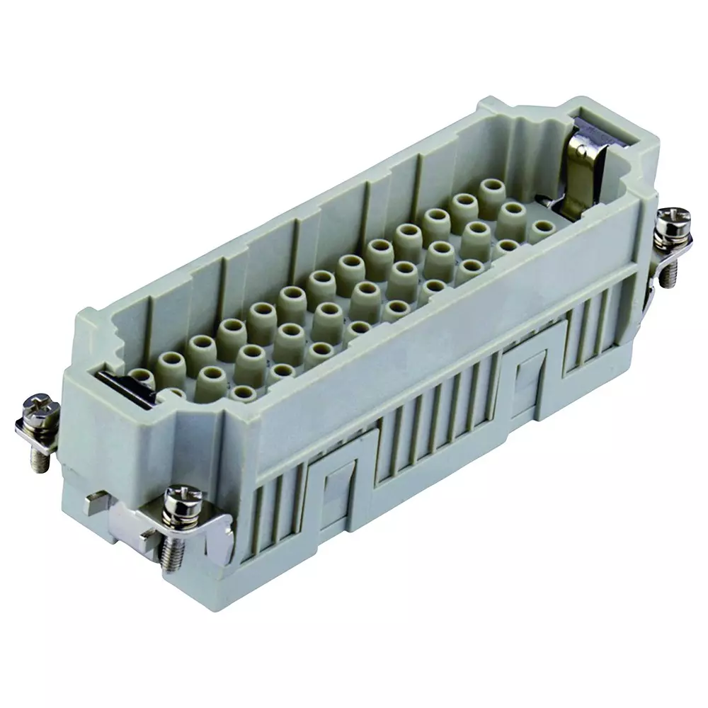 TE CONNECTIVITY Heavy Duty Insert, Plug, 46+Pe, 12Awg, T2050462101-007 TE CONNECTIVITY Heavy Duty Insert, Plug, 46+Pe, 12Awg, T2050462101-007