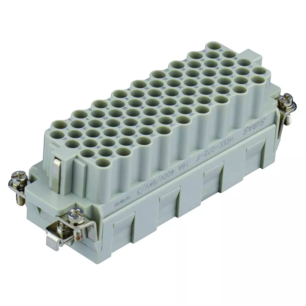 TE CONNECTIVITY Heavy Duty Insert, Rcpt, 72+Pe, 12Awg, T2050722201-007. TE CONNECTIVITY Heavy Duty Insert, Rcpt, 72+Pe, 12Awg, T2050722201-007.