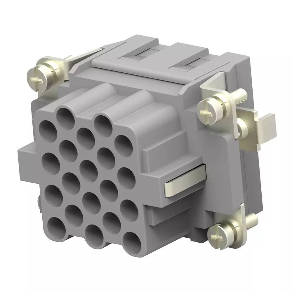 TE CONNECTIVITY Heavy Duty Insert, Rcpt, 20+Pe, 12Awg, T2050202201-007. TE CONNECTIVITY Heavy Duty Insert, Rcpt, 20+Pe, 12Awg, T2050202201-007.