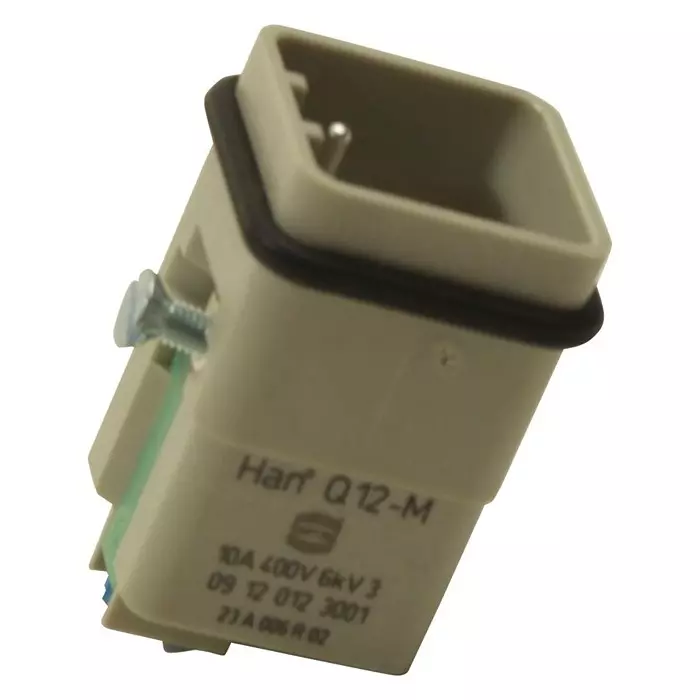 Harting Heavy Duty Connector Inserts / Modules RECTANGULAR INSERT, PLUG, 3A, 12 POS, 09120123001. Harting Heavy Duty Connector Inserts / Modules RECTANGULAR INSERT, PLUG, 3A, 12 POS, 09120123001.