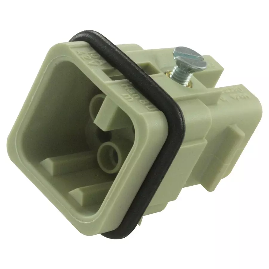 Harting Heavy Duty Connector Inserts / Modules INSERT, MALE, HAN8D, CRIMP, 0936 008 3001 Harting Heavy Duty Connector Inserts / Modules INSERT, MALE, HAN8D, CRIMP, 0936 008 3001