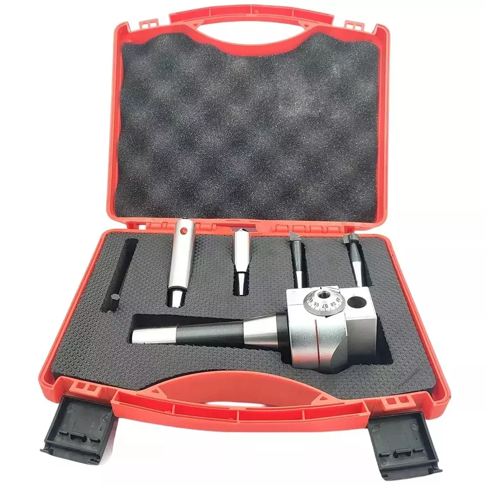 Buyohlic International Boring Head with 62 mm Head Dia. R8 Shank 7/16 UNF x 20 TPI Drawbar for Lathe And Milling Machine, YA-R1BB-NI9E Buyohlic International Boring Head with 62 mm Head Dia. R8 Shank 7/16 UNF x 20 TPI Drawbar for Lathe And Milling Machine, YA-R1BB-NI9E