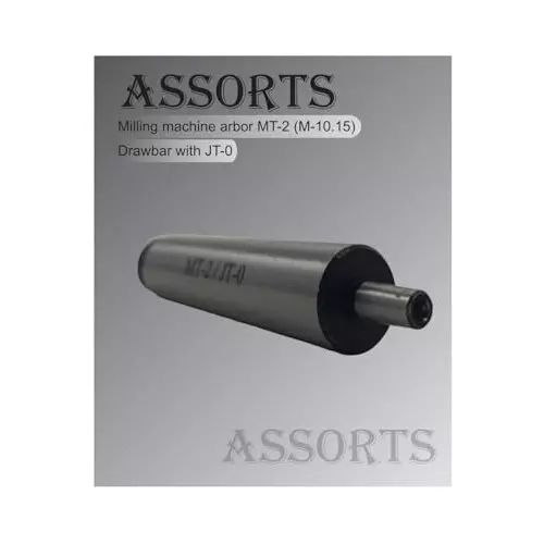 Buy assorts-milling-machine-arbor-alloy-steel-mt-2-morse-taper-m-1015-drawbar-thread-for-precision-machining Assorts Milling Machine Arbor Alloy Steel MT-2 Morse Taper M-10.15 Drawbar Thread for Precision Machining