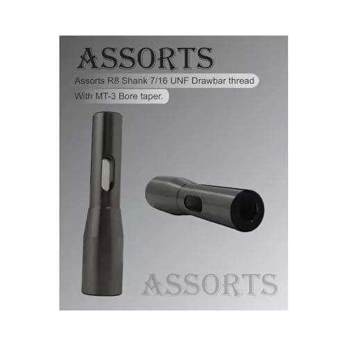 Buy assorts-milling-machine-arbor-alloy-steel-r8-shank-morse-taper-1111-mm-unf-drawbar-thread-for-precision-machining Assorts Milling Machine Arbor Alloy Steel R8 Shank Morse Taper 11.11 mm UNF Drawbar Thread for Precision Machining