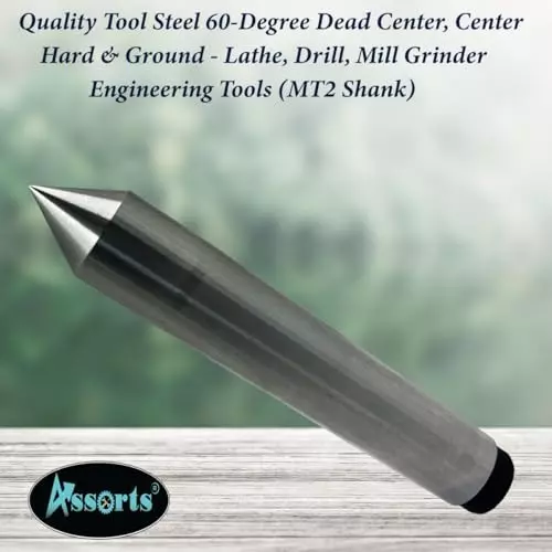 Buy assorts-dead-center-b07mkqyt98 Assorts Dead Center Tool Steel MT2 Shank Morse Taper for Lathes, Mills, Drills, & Grinding Machines