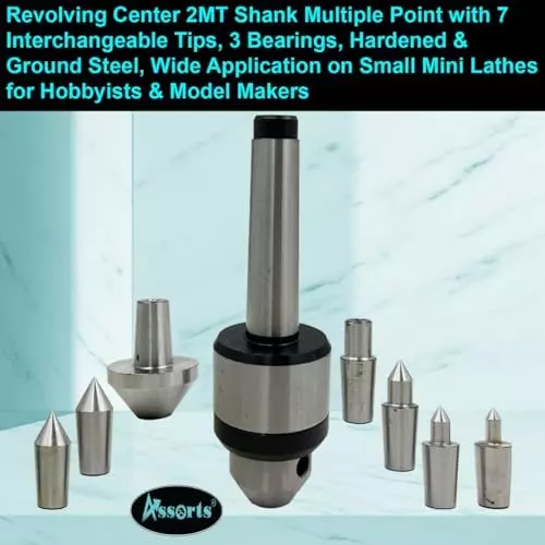 Order assorts-high-precision-multiple-point-revolving-center-b0719plpnz Assorts High Precision Multiple Point Revolving Center ?Alloy Steel 2MT Shank