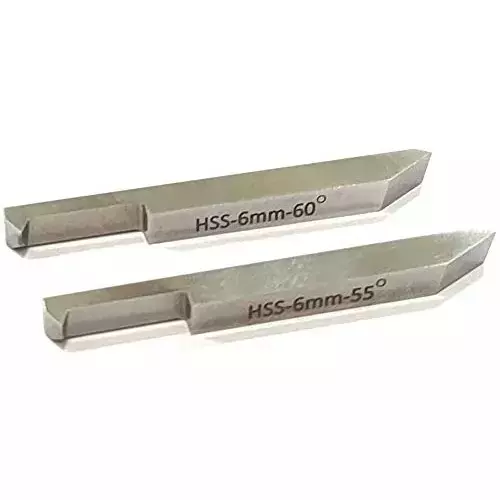 Buy buyohlic-international-hss-tool-set-double-end-internal-external-threading-6x6-mm-shank-for-lathe-machine-tools-z5-zj0k-iijt-set-of-2 Buyohlic International HSS Tool Set Double End Internal External Threading 6x6 mm Shank for Lathe Machine Tools, Z5-ZJ0K-IIJT (Set of 2)