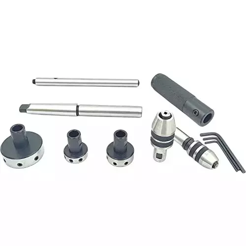 Shop buyohlic-international-tailstock-attachment-with-mt1-shank-tool-steel-body-for-tapping-threading-on-lathe-machine-1b-6jar-2duo Buyohlic International Tailstock Attachment with MT1 Shank, Tool Steel Body for Tapping, Threading on Lathe Machine, 1B-6JAR-2DUO