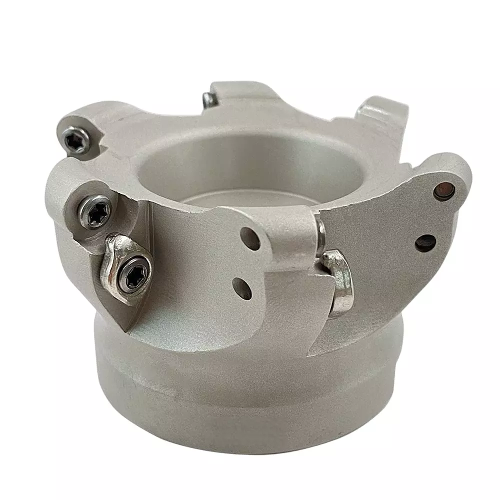 Best generic-face-mill-cutter-head-with-inserts-steel-round-shaped-22-mm-center-bore-chrome-finish-silver-6r80-27-6t GENERIC Face Mill Cutter Head with Inserts Steel Round Shaped 22 mm Center Bore Chrome Finish SIlver