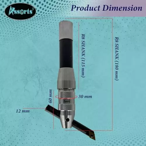 Order assorts-fly-cutter-kit-b0dx299fr7 Assorts Fly Cutter Kit R8 Shank 7/16 UNF Drawbar