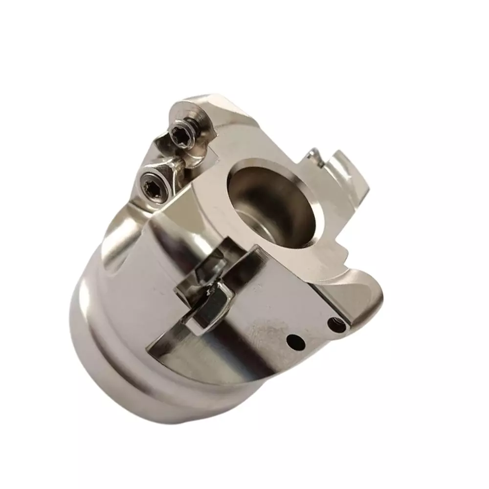 Best generic-hd-carbide-insert-facing-cutter-versatile-design-rpmt-steel-silver-coating-silver-erp-6r-63-22-4t GENERIC HD Carbide Insert Facing Cutter Versatile Design RPMT Steel Silver Coating Silver, ERP-6R-63-22-4T