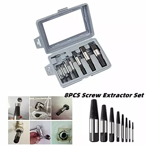 Buy yadav-8-pcs-broken-screw-bolt-extractor-set-pipe-fastener-removal-repair-tool YADAV 8 Pcs Broken Screw & Bolt Extractor Set Pipe & Fastener Removal Repair Tool