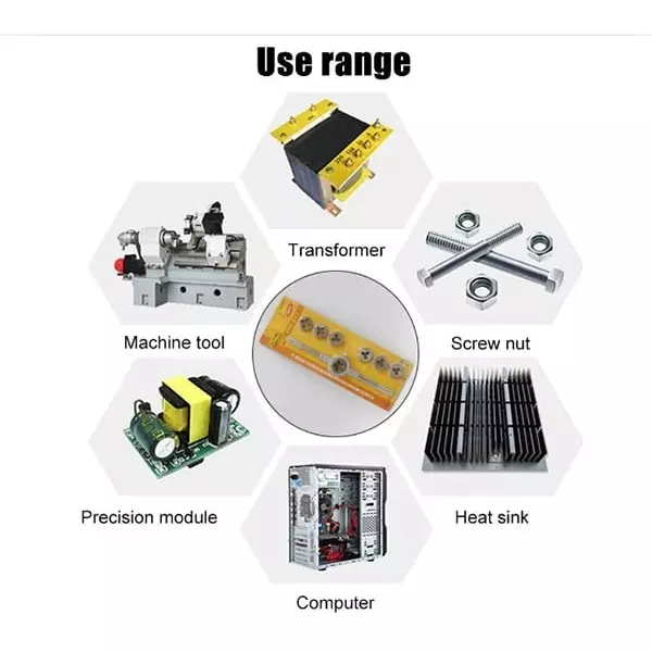 Shop yadav-great-8pcs-metric-circular-die-hss-die-set-m3-m4-m5-m6-m8-m10-m12-with-wrench YADAV 8 Pcs HSS Circular Die Set with Wrench Metric Sizes (M3 to M12)