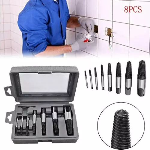 Product yadav-8-pcs-easy-out-screw-extractor-drill-bits-broken-damaged-bolt-remover-set YADAV 8 Pcs Easy Out Screw Extractor Drill Bits Broken & Damaged Bolt Remover Set