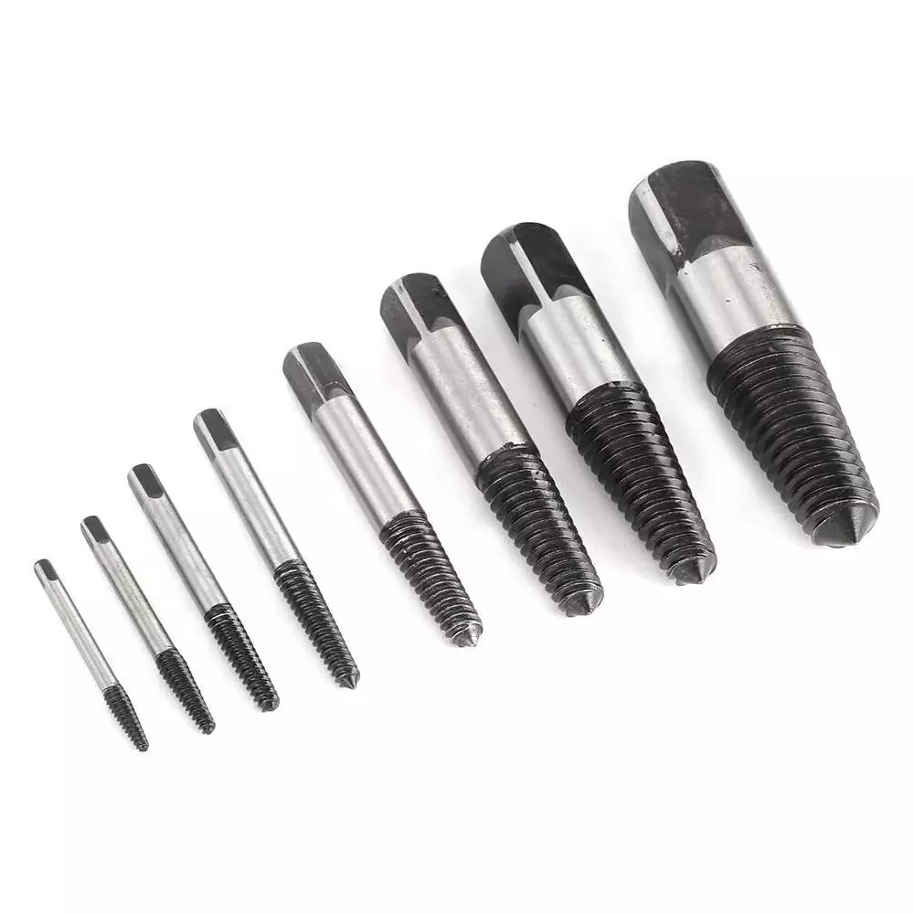Best yadav-8pcs-screw-extractor-set-easy-out-damaged-broken-bolt-water-pipe-remover-8sizes YADAV Easy Out Screw Extractor Kit for Damaged Screws, Broken Bolts & Water Pipes (Set of 8)