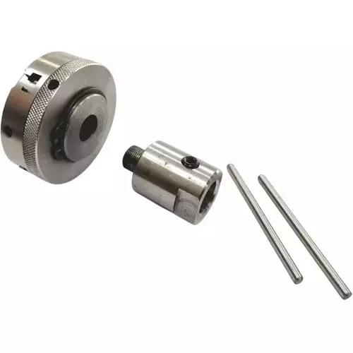 Shop buyohlic-international-lathe-spindle-adapter-for-fitting-58-inch-158-mm-spindle-to-70-mm-4-jaw-independent-chuck-m12-x-1-thread-t9-znw3-xxe2 Buyohlic International Lathe Spindle Adapter for Fitting 5/8 inch (15.8 mm) Spindle to 70 mm 4 Jaw Independent Chuck M12 x 1 Thread, T9-ZNW3-XXE2