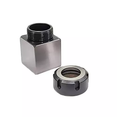 Product assorts-collet-chuck-block-adapter-b09pz2yzt5 Assorts ID Ground Collet Chuck Block Adapter ER32 Tool Steel Hex Shape, Square Shank