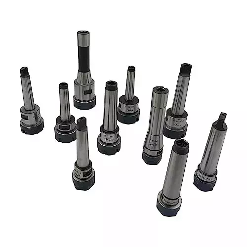 Buy buyohlic-international-er-collet-adapter-with-er20-collet-head-r8-shank-and-716-unf-drawbar-for-milling-machine-work-holding-sl-pegk-qbb8 Buyohlic International ER Collet Adapter with ER20 Collet Head, R8 Shank and 7/16 UNF Drawbar for Milling Machine, Work Holding, SL-PEGK-QBB8