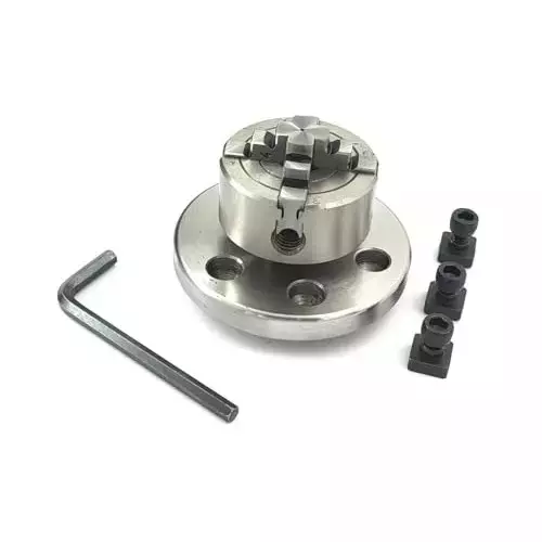 Buy buyohlic-international-independent-centering-chuck-size-50-mm-4-jaw-and-m14-x-1-thread-for-lathe-machine-milling-machine-bn-rlir-nque Buyohlic International Independent Centering Chuck Size 50 mm 4 Jaw and M14 x 1 Thread for Lathe Machine, Milling Machine, BN-RLIR-NQUE