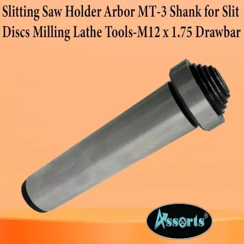Best assorts-slitting-saw-holder-arbor-b073m3fqsw Assorts Slitting Saw Holder Arbor MT3 Shank M12x1.75 Drawbar
