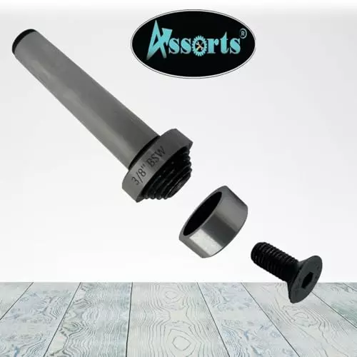 Product assorts-slitting-saw-holder-arbor-b073m2vp17 Assorts Slitting Saw Holder Arbor MT2 Shank 9.5 mm (3/8 Inch) BSW Drawbar