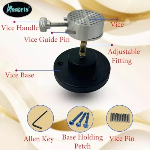 Shop assorts-universal-hands-free-work-holder-aluminium-bench-top-clamp-for-jewelry-making Assorts Universal Hands-Free Work Holder Aluminium Bench Top Clamp for Jewelry Making