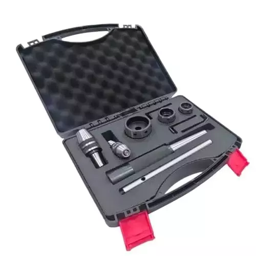 Best buyohlic-international-imperial-die-holder-set-with-mt2-shank-for-tapping-reaming-and-threading-on-lathe-tailstock-machine-ch-tvbr-l13v Buyohlic International Imperial Die Holder Set with MT2 Shank for Tapping, Reaming And Threading on Lathe Tailstock Machine, CH-TVBR-L13V