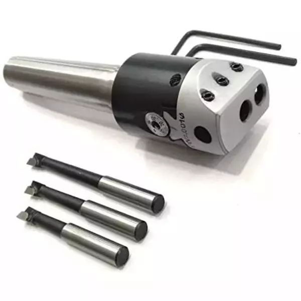 Buy buyohlic-international-boring-head-diameter-15-inch-2mt-shank-m10-x-15-drawbar-1-div-0001-with-3-carbide-tipped-hss-cutting-tools-ol-w5ka-a3gj Buyohlic International Boring Head Diameter 1.5 inch 2MT Shank, M10 x 1.5 Drawbar 1 Div. 0.001 with 3 Carbide Tipped HSS Cutting Tools, OL-W5KA-A3GJ