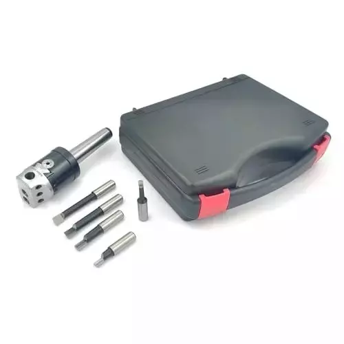 Buy buyohlic-international-boring-head-diameter-2-inch-mt3-shank-m12-x-175-drawbar-1-div-00005-with-5-pcs-hss-boring-bars-nk-otfd-a6i1 Buyohlic International Boring Head Diameter 2 inch MT3 Shank, M12 x 1.75 Drawbar 1 Div. 0.0005 with 5 Pcs HSS Boring Bars, NK-OTFD-A6I1