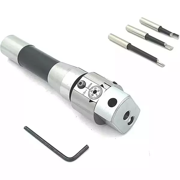 Best buyohlic-international-38-mm-boring-head-1-div-0015-mm-r8-shank-with-hss-and-carbide-brazed-tools-v2-u6gs-te4u Buyohlic International 38 mm Boring Head 1 Div 0.015 mm R8 Shank with HSS and Carbide Brazed Tools, V2-U6GS-TE4U