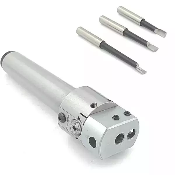 Buy buyohlic-international-38-mm-boring-head-1-div-0015-mm-3mt-shank-with-hss-tools-xq-hg5d-nrek Buyohlic International 38 mm Boring Head 1 Div 0.015 mm 3MT Shank with HSS Tools, XQ-HG5D-NREK