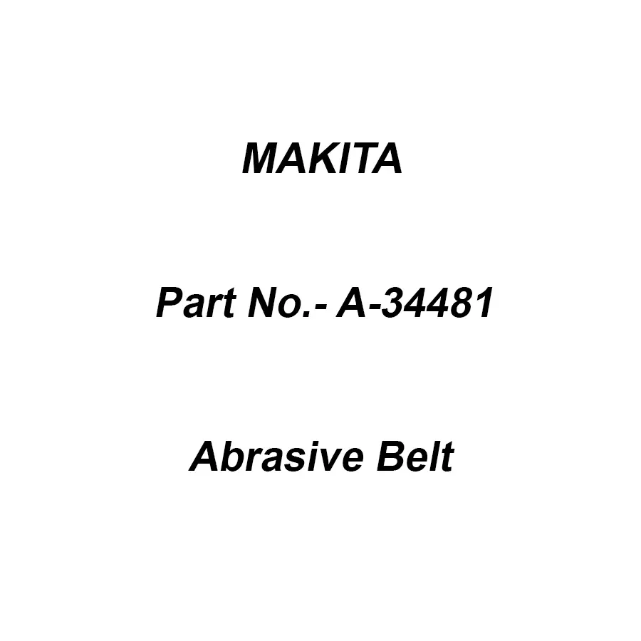 Makita Abrasive Belt Size 9x533 and AA120 Grit for 9032, Part No A-34481