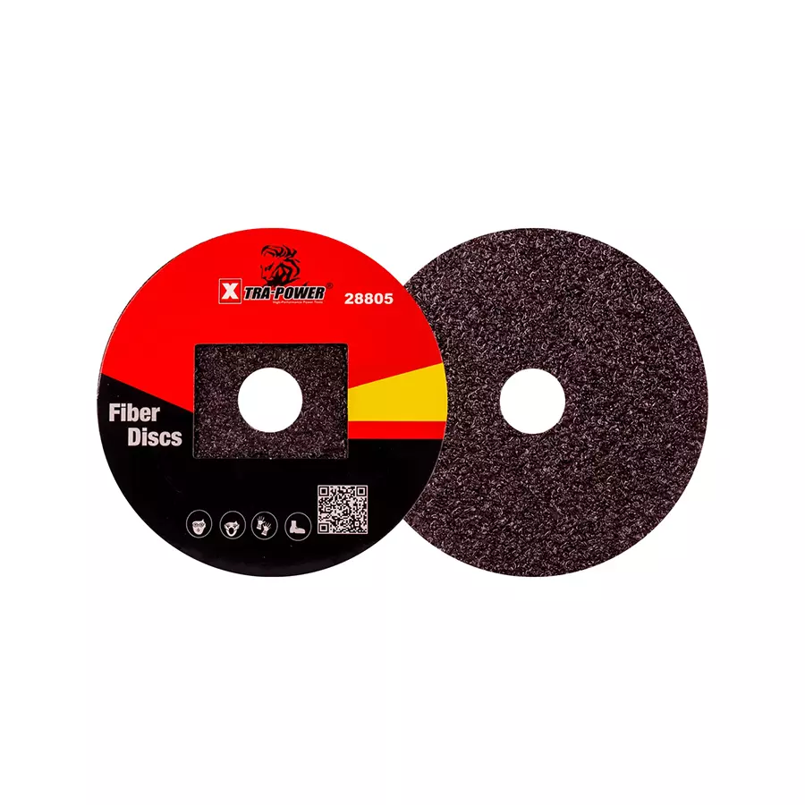Xtra Power 5 inch(125 mm) 0.6 mm 60 Grit Fiber Disc (Pack of 25)