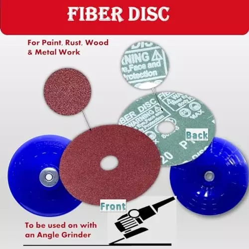 sandcastle-15-pcs-fiber-sanding-disc-set-with-backing-pad-metal-nut-5-inch-125-mm-diameter-x-22-mm-bore-size-x-60-grit-and-aluminium-oxide-material