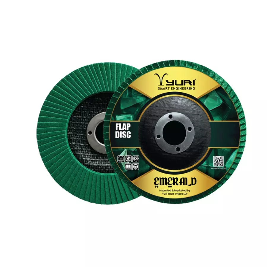 yuri-emerald-flap-disc-60-grit-100-mm-dia-and-16-mm-bore-size-a60