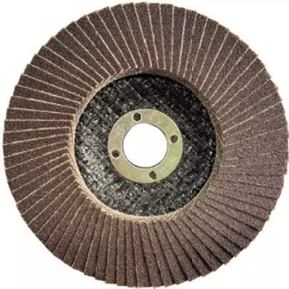 Div's Flap Disc Round Grit Size 320, Dia 4 inch (101.6 mm) Flexible (Radial) (Pack of 10)