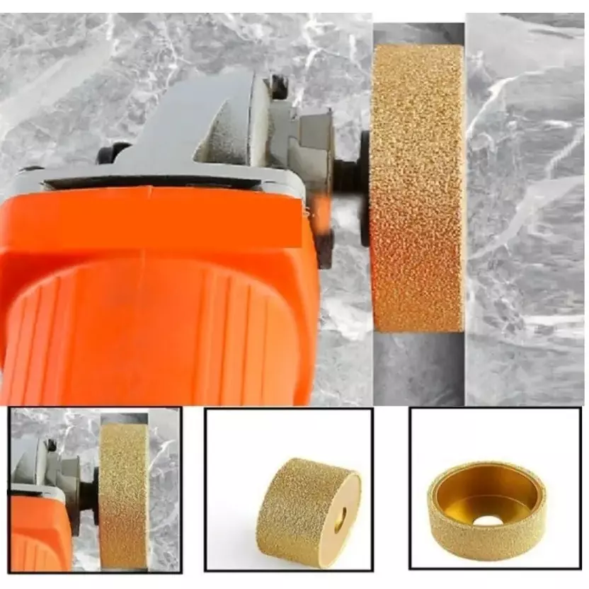 ToolsT Flat Side Stone Molding Wheel 20 mm Thickness and 7.5 cm Length